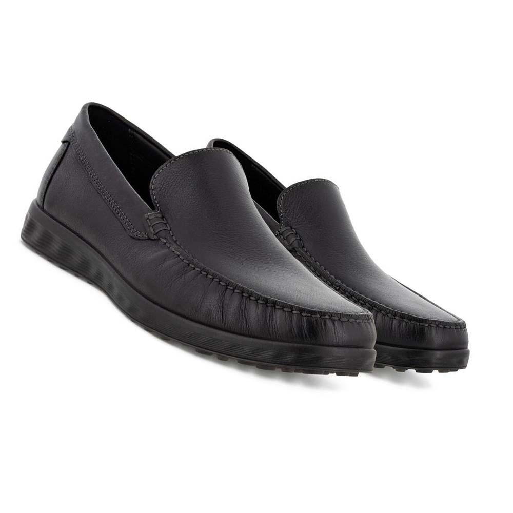 Men's Ecco S Lite Moc Classic Moccasins Black | USA 581RVD